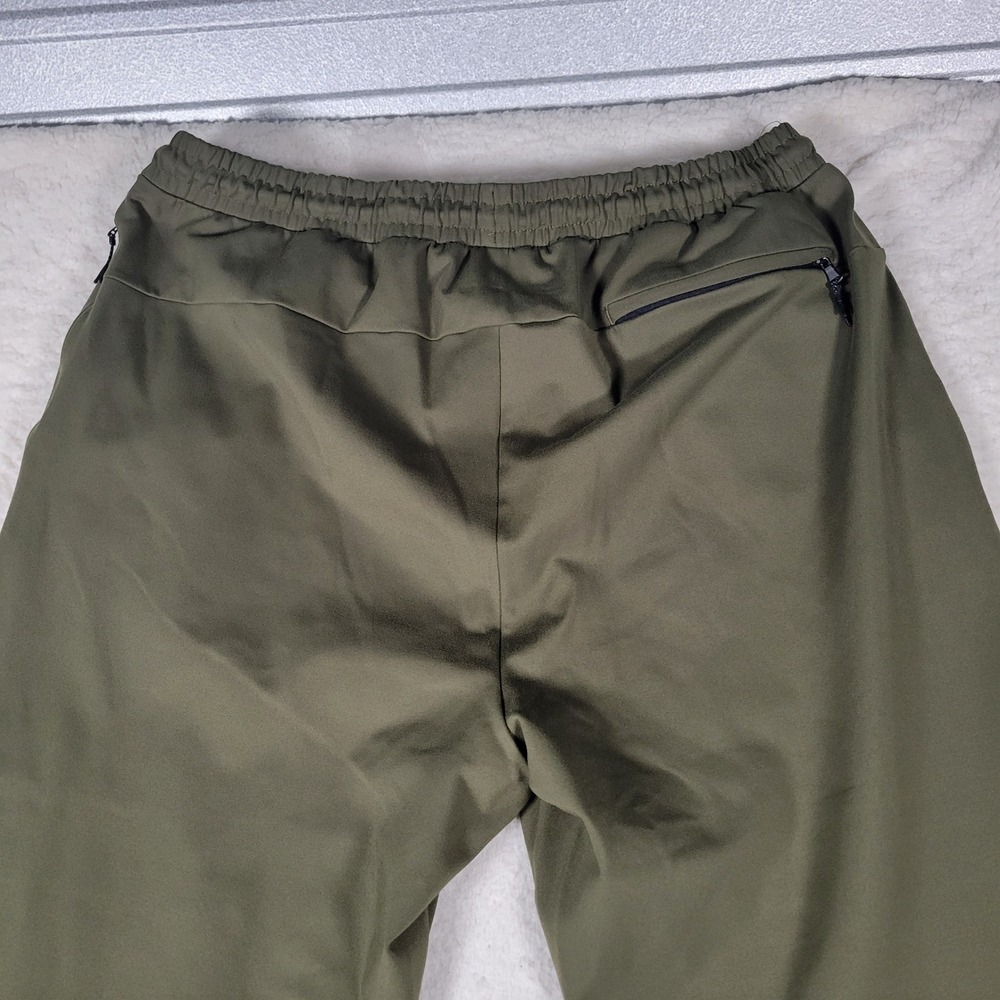 Old Navy Jogger Pants Mens 36 Olive Green Tapered Zipper Pockets Athleisure‎ - Picture 13 of 13